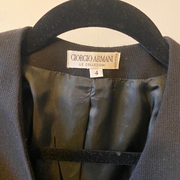 Giorgio Armani Vintage black blazer dress - Picture 3 of 3